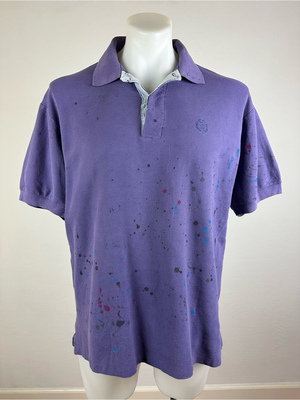 NWT Ralph Lauren x Urban Outfitters One-of-a-Kind Polo with Artistic Paint-Splat